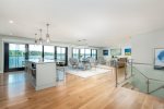 Expansive Views from Open Concept Living Room, Dining and Kitchen 
